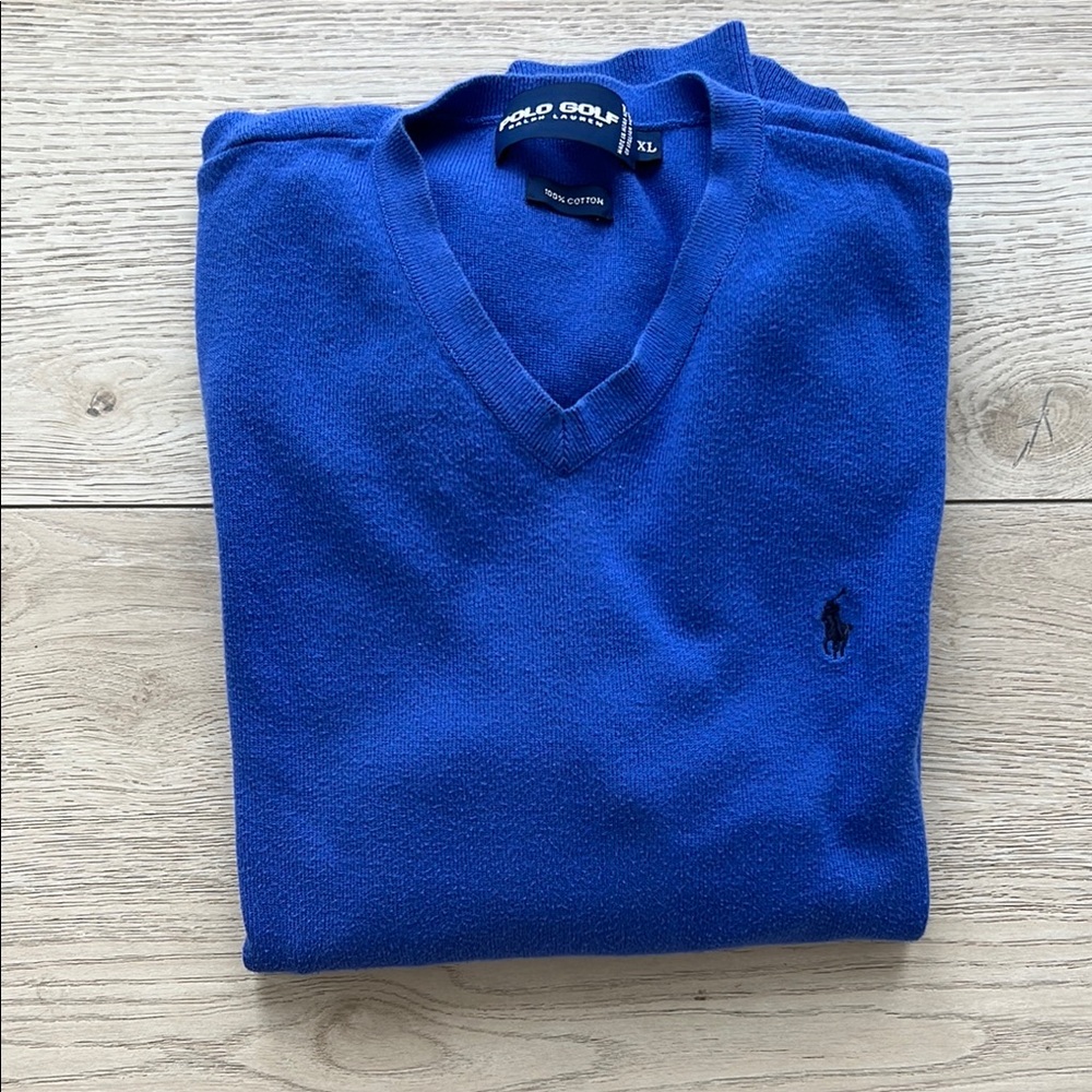 Polo by Ralph Lauren Men's Blue Sweater